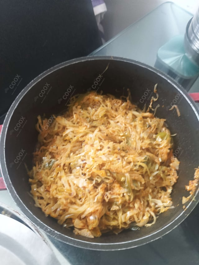 Tasty Gobhi Matar cooked by COOX chefs cooks during occasions parties events at home