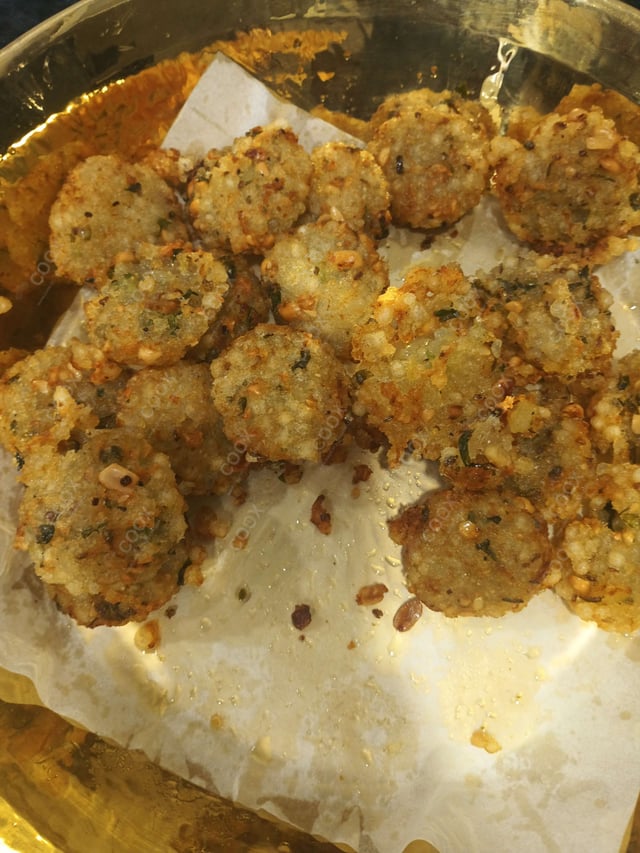 Tasty Sabudana Vada cooked by COOX chefs cooks during occasions parties events at home