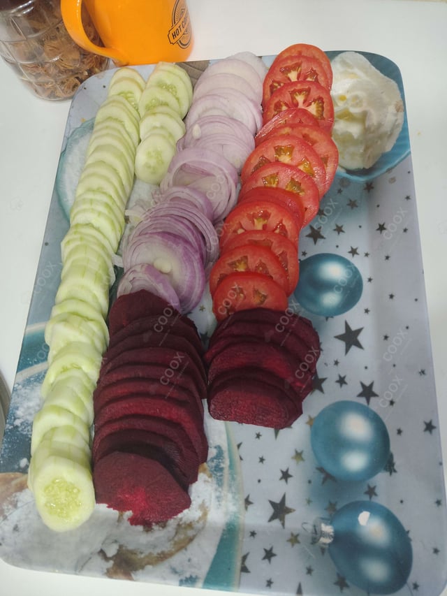 Delicious Salad, Papad prepared by COOX