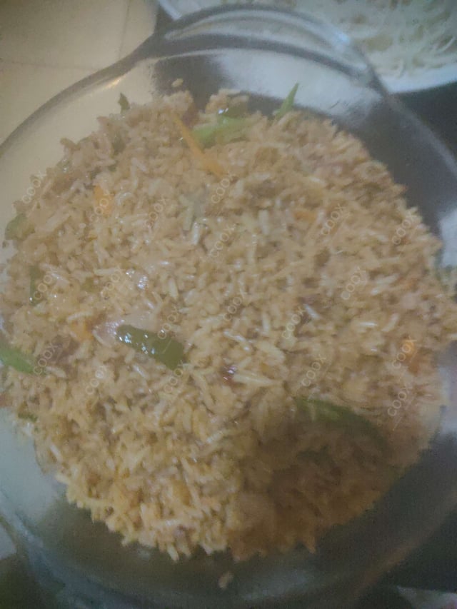 Delicious Veg Fried Rice prepared by COOX