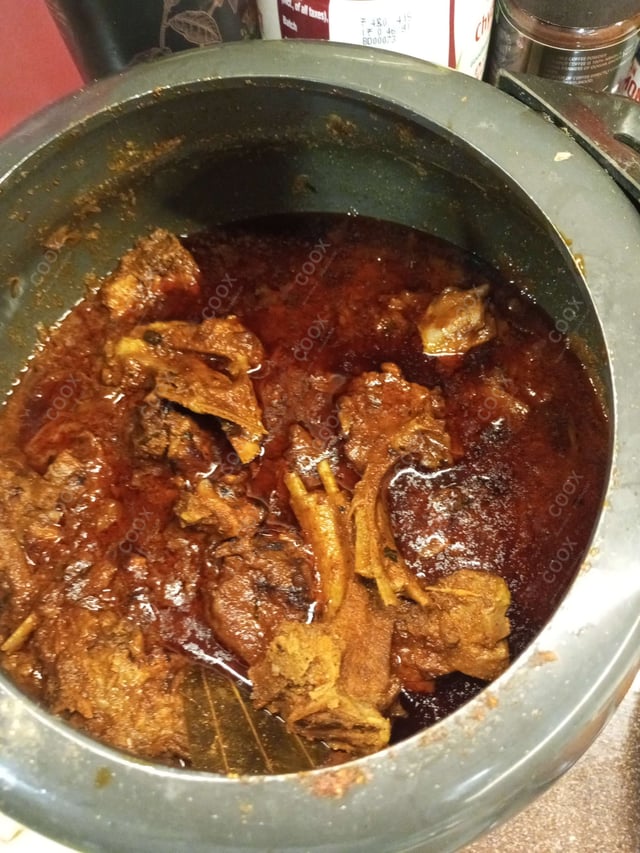 Tasty Rara Mutton cooked by COOX chefs cooks during occasions parties events at home