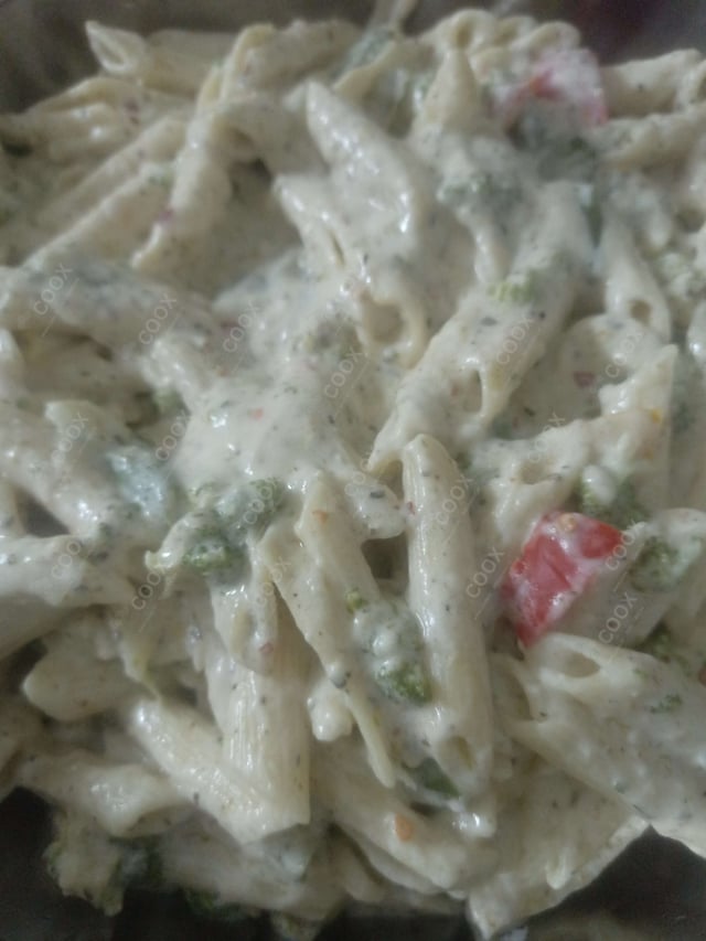 Delicious Pasta in White Sauce prepared by COOX
