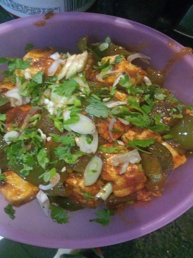 Delicious Chilli Paneer (Dry) prepared by COOX