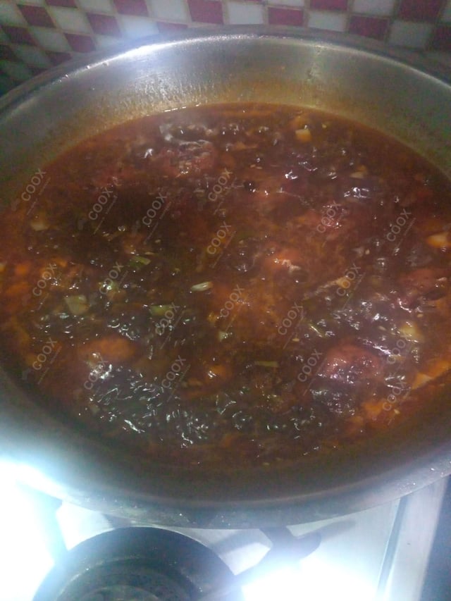 Delicious Veg Manchurian (Dry) prepared by COOX