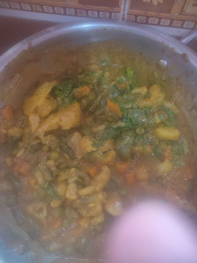 Delicious Mix Veg prepared by COOX