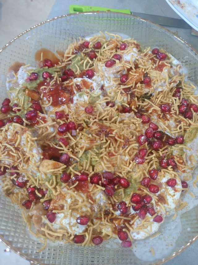 Delicious Papdi Chaat prepared by COOX