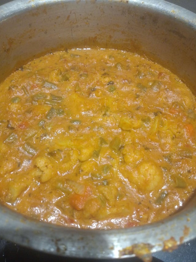 Delicious Mix Veg prepared by COOX