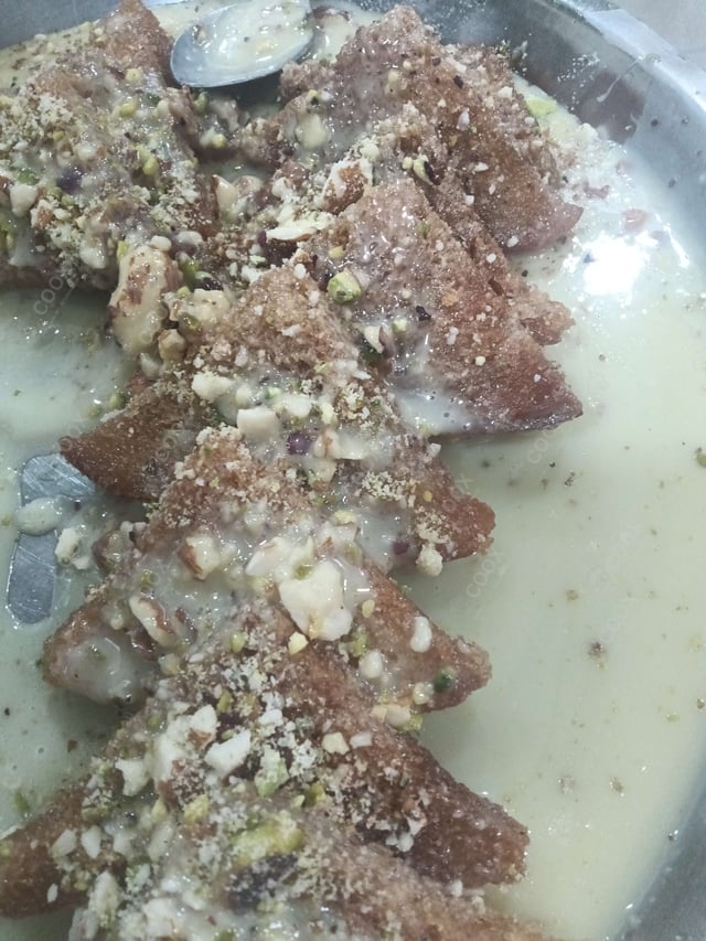 Delicious Shahi Tukda prepared by COOX