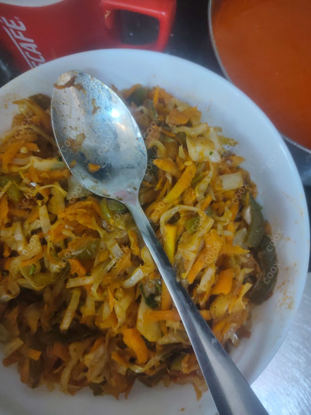 Delicious Veg Jalfrezi prepared by COOX