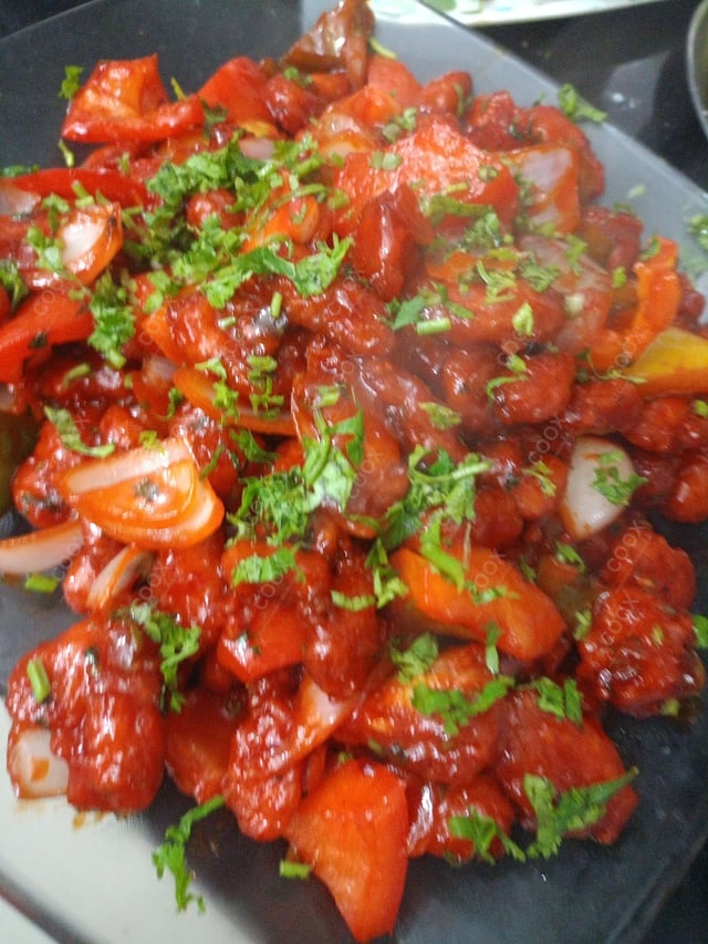 Delicious Crispy Chilli Baby Corn prepared by COOX