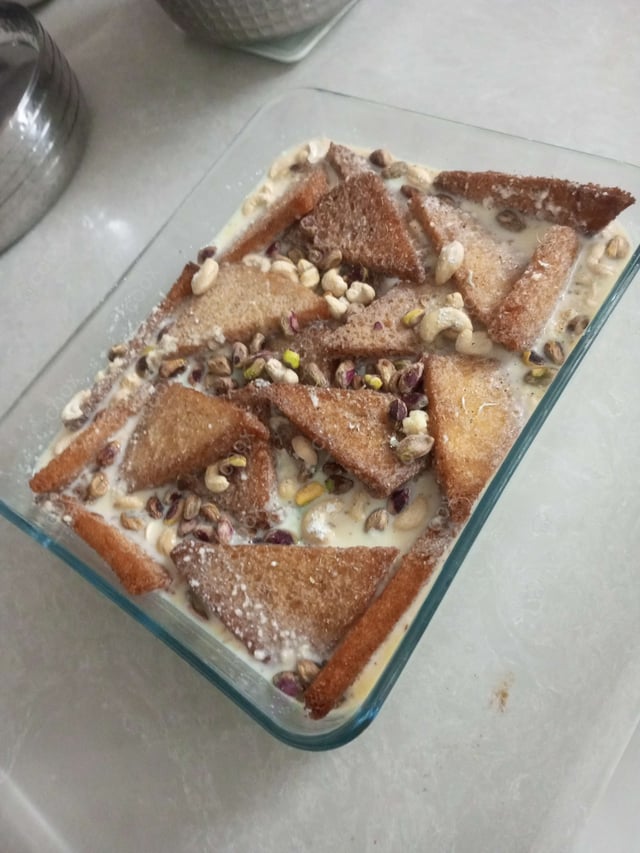 Delicious Shahi Tukda prepared by COOX