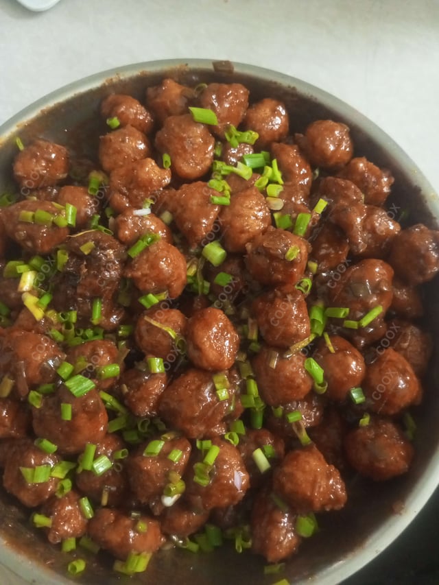 Delicious Veg Manchurian (Dry) prepared by COOX