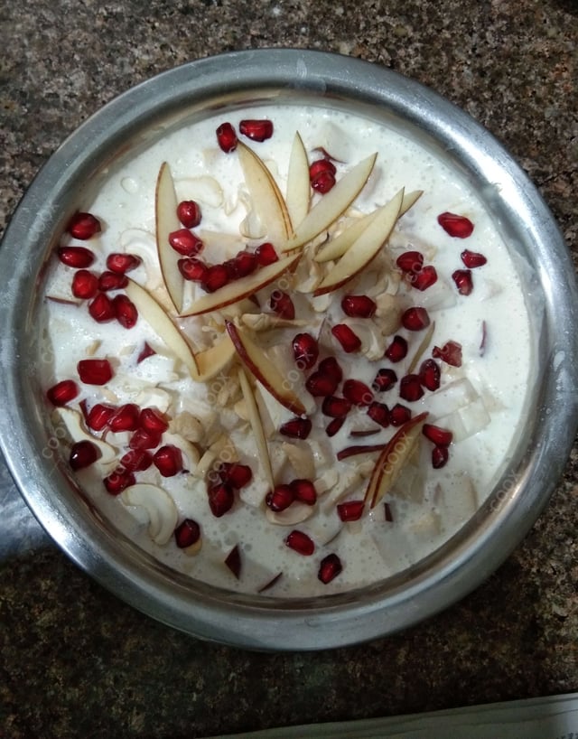 Tasty Fruit Cream cooked by COOX chefs cooks during occasions parties events at home