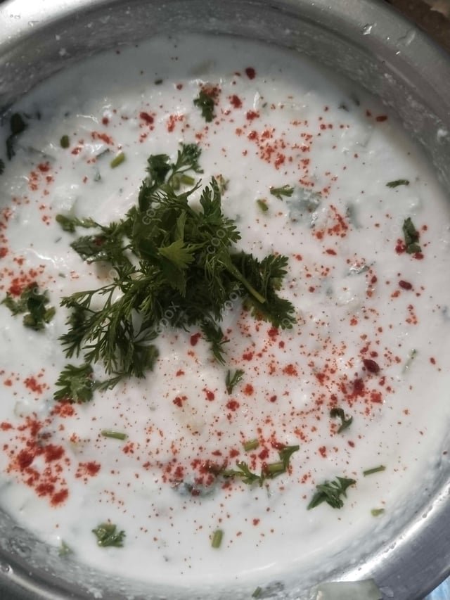 Delicious Cucumber Raita prepared by COOX