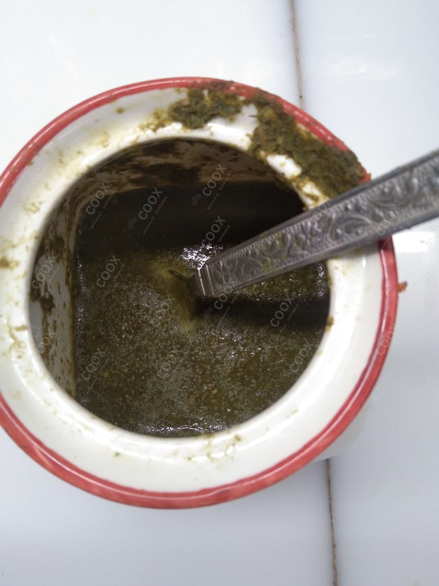 Delicious Green Chutney prepared by COOX