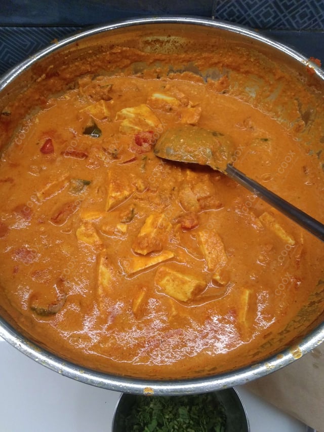 Delicious Kadhai Paneer prepared by COOX