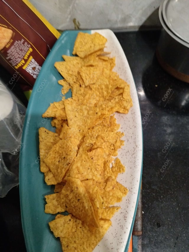 Delicious Cheese Nachos prepared by COOX