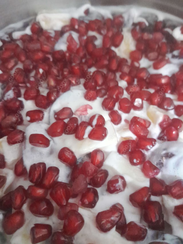 Delicious Fruit Cream prepared by COOX