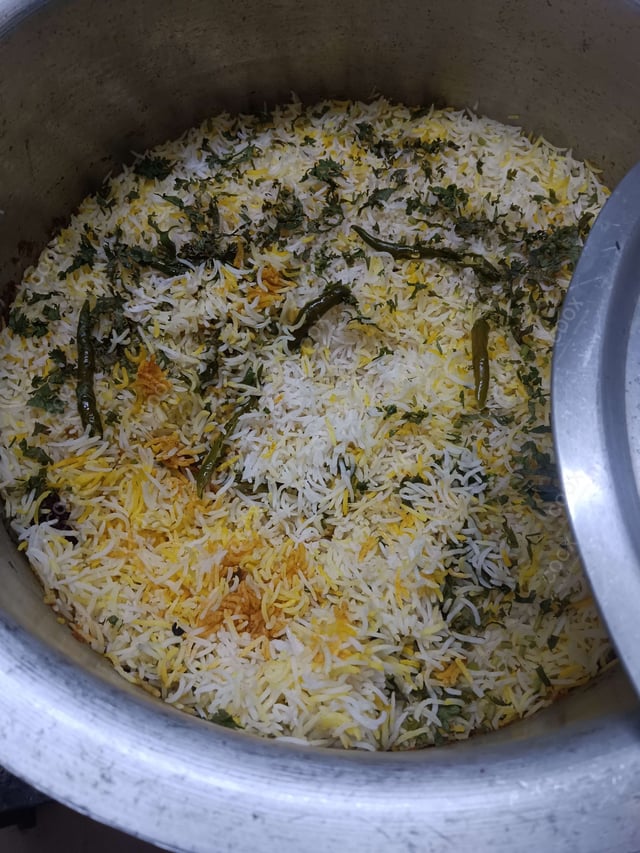 Delicious Veg Biryani prepared by COOX