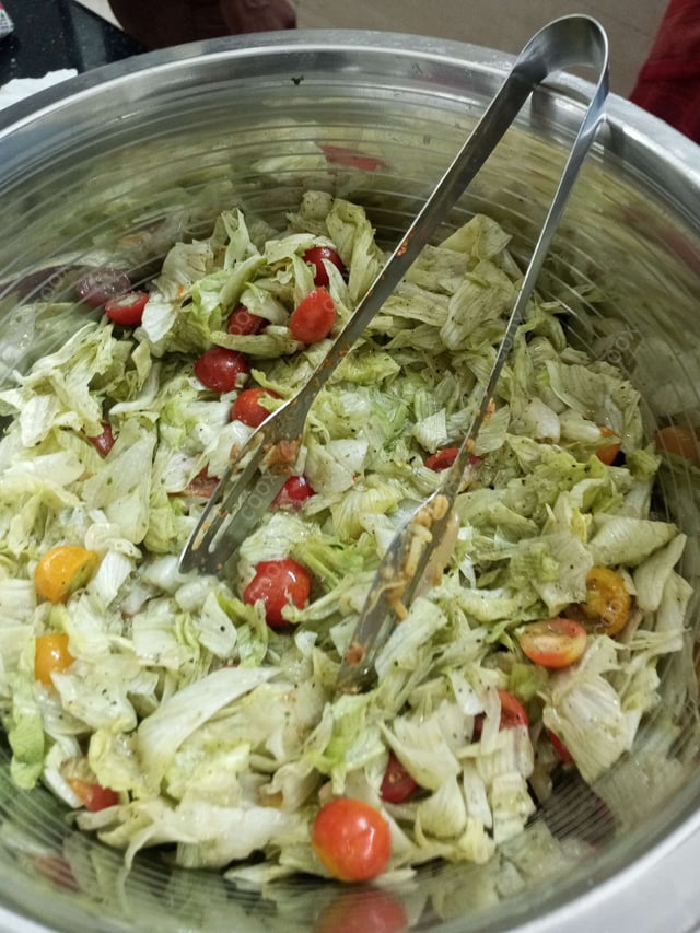 Delicious Lettuce Pesto Salad prepared by COOX