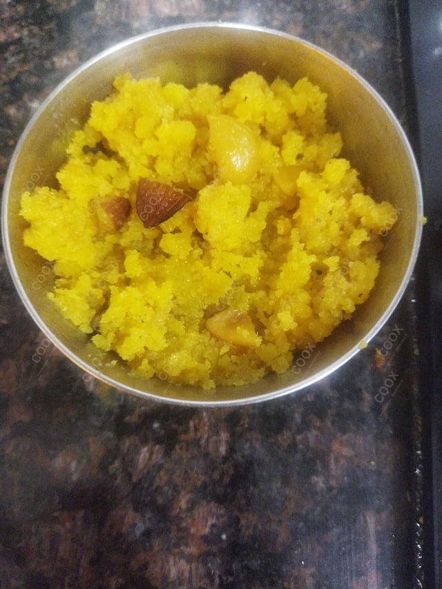 Delicious Moong Dal Halwa prepared by COOX