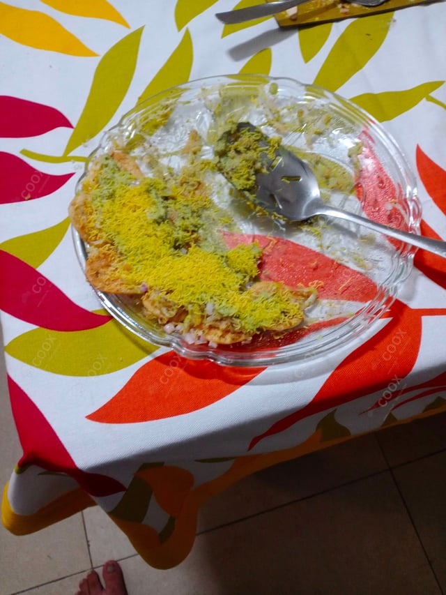 Delicious Papdi Chaat prepared by COOX