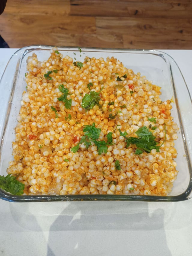Tasty Sabudana Khichdi cooked by COOX chefs cooks during occasions parties events at home