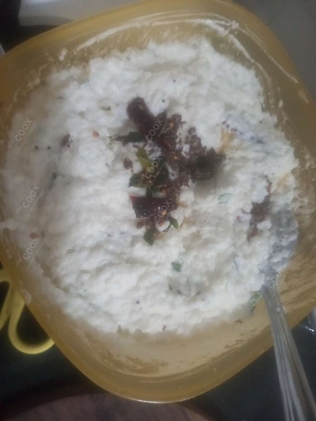 Tasty Curd Rice cooked by COOX chefs cooks during occasions parties events at home