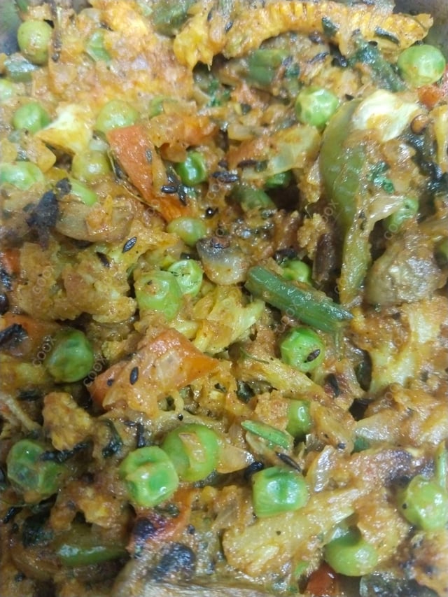 Delicious Veg Jalfrezi prepared by COOX