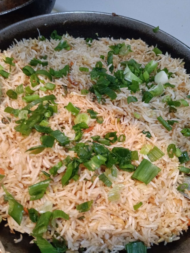 Delicious Veg Fried Rice prepared by COOX