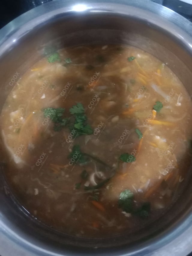 Tasty Chicken Hot & Sour Soup cooked by COOX chefs cooks during occasions parties events at home