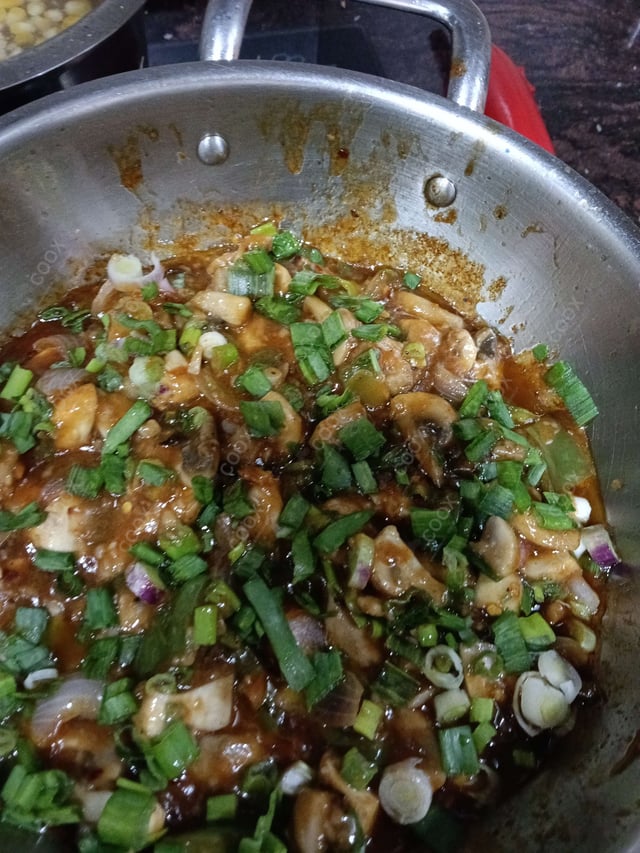 Delicious Chilli Mushroom prepared by COOX