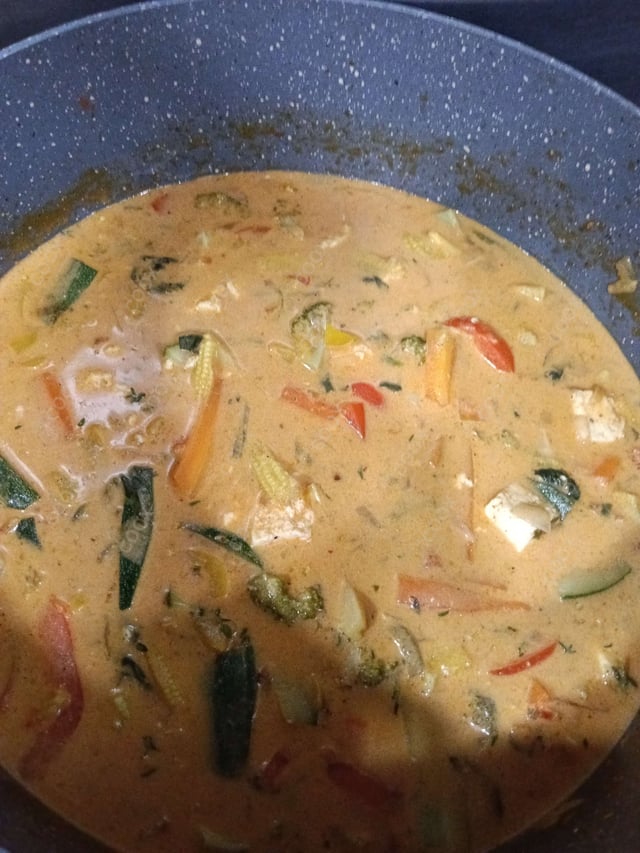 Delicious Red Thai Curry prepared by COOX