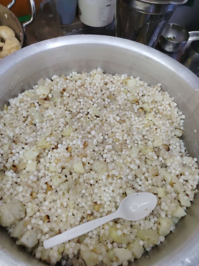 Tasty Sabudana Khichdi cooked by COOX chefs cooks during occasions parties events at home