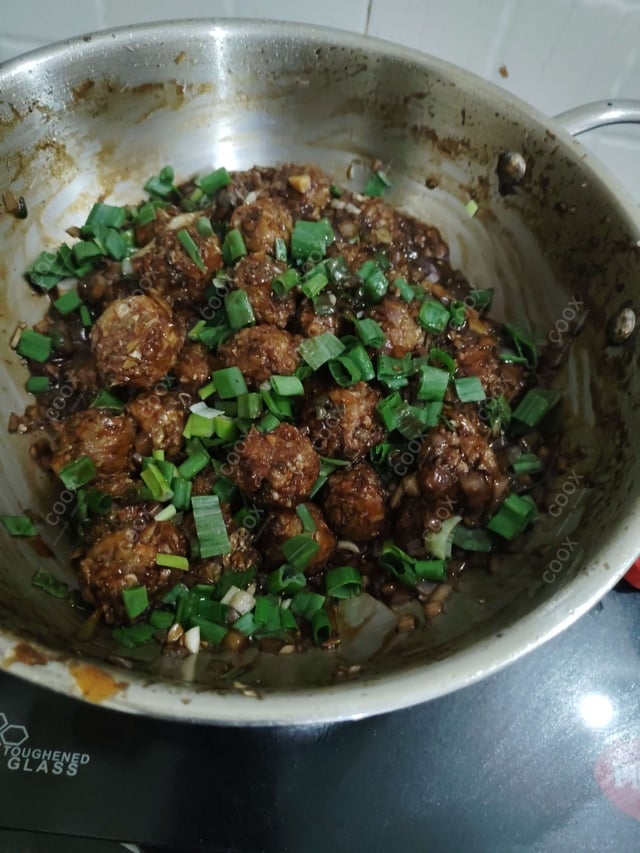Delicious Veg Manchurian (Dry) prepared by COOX