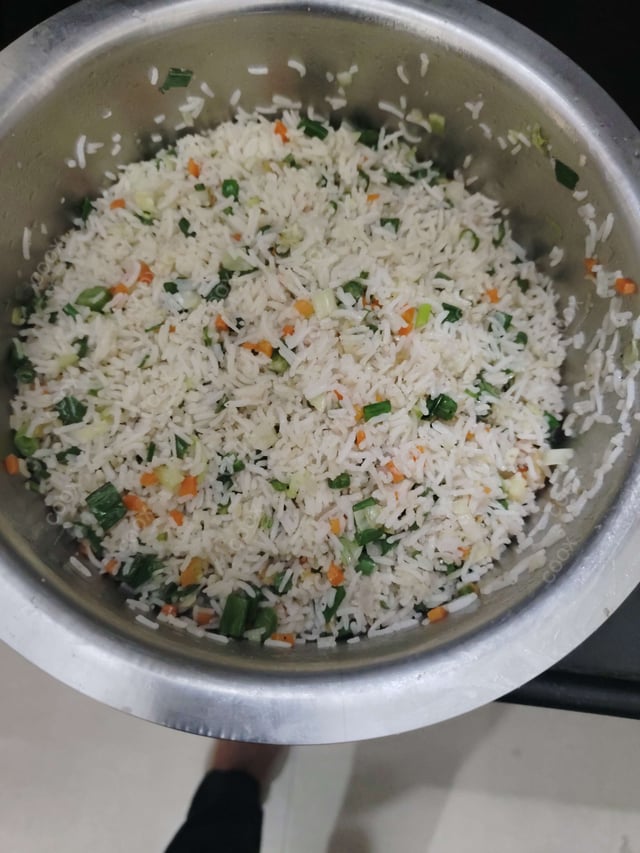 Delicious Veg Fried Rice prepared by COOX