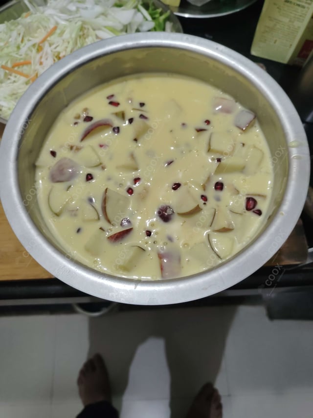 Delicious Fruit Custard prepared by COOX