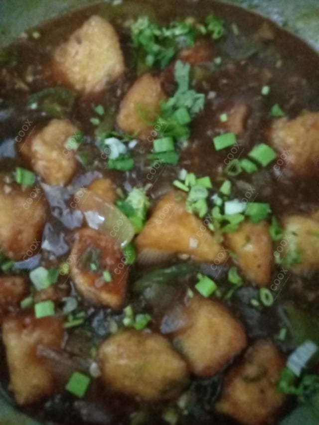 Delicious Chilli Paneer (Gravy) prepared by COOX