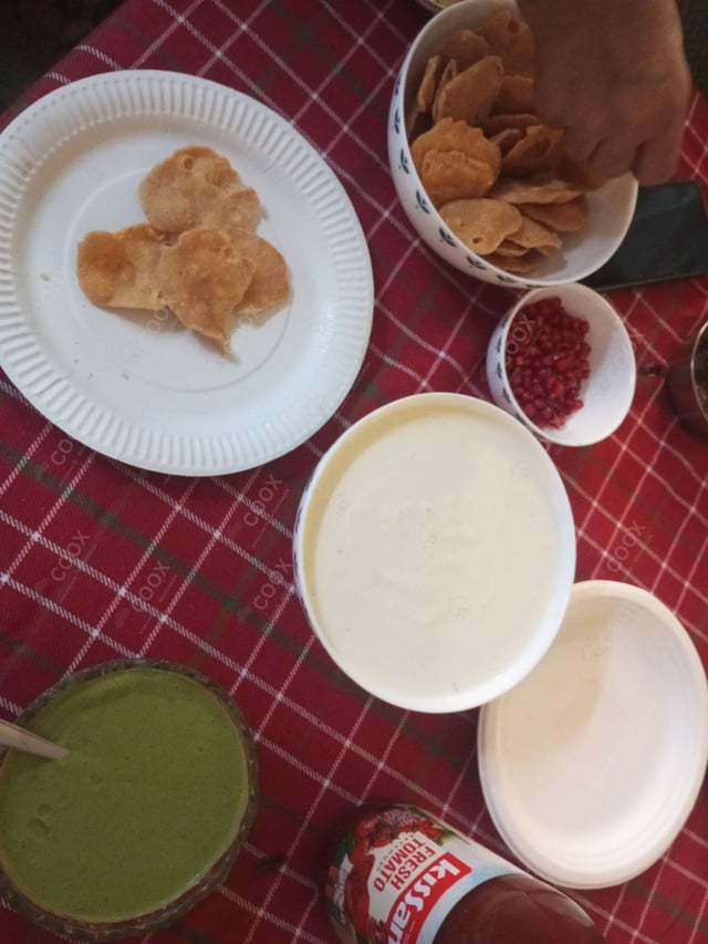 Delicious Papdi Chaat prepared by COOX