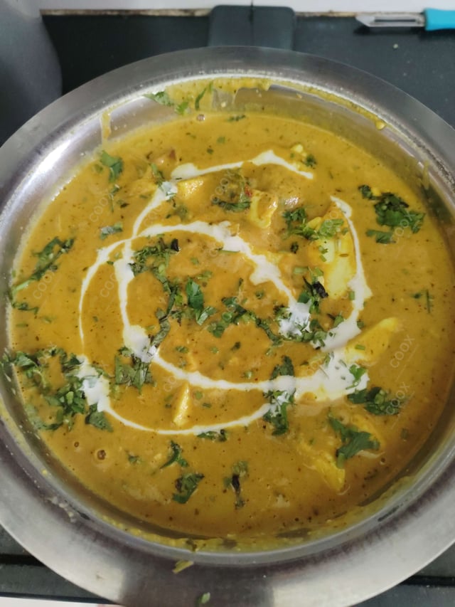 Delicious Kadhai Paneer prepared by COOX