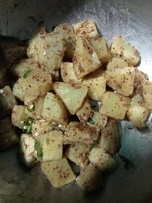 Delicious Shakarkandi Chaat prepared by COOX