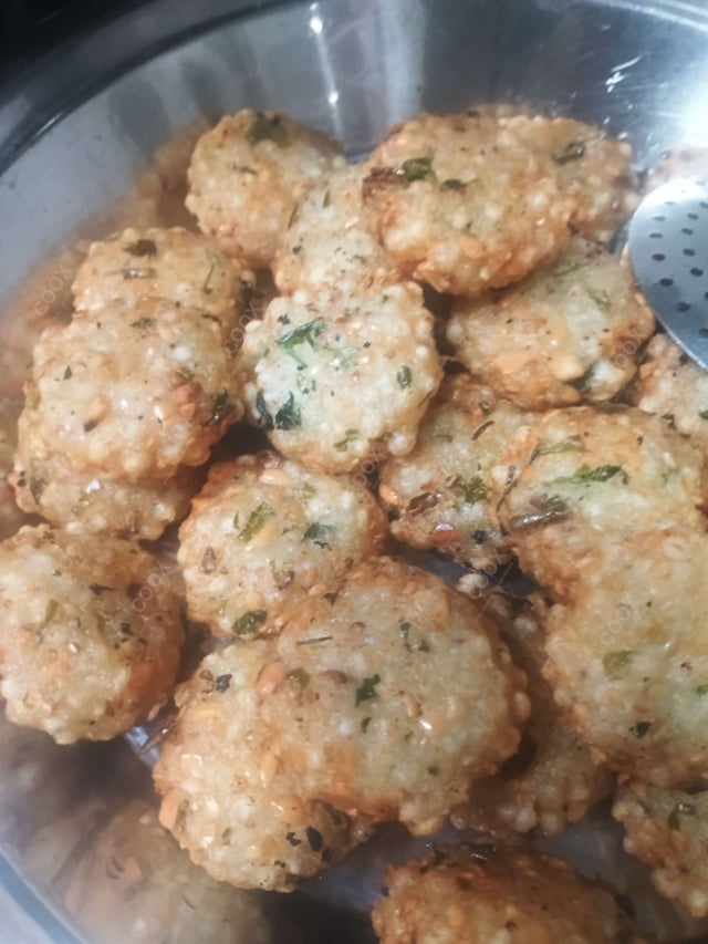 Tasty Sabudana Tikki cooked by COOX chefs cooks during occasions parties events at home