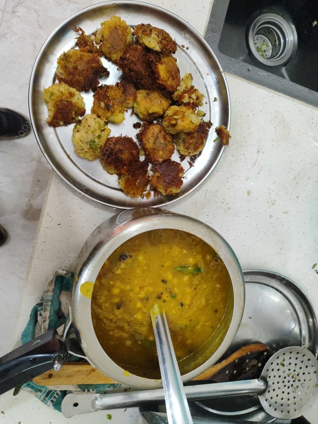 Tasty Ragda Pattice cooked by COOX chefs cooks during occasions parties events at home