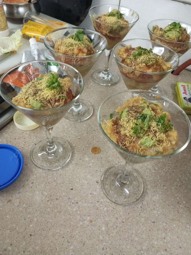Tasty Ragda Pattice cooked by COOX chefs cooks during occasions parties events at home