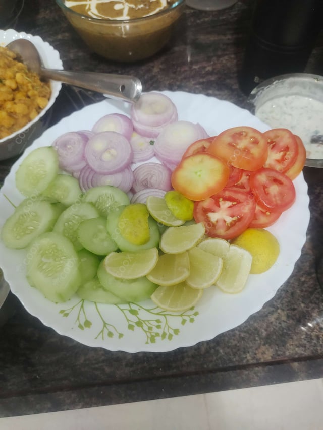 Delicious Salad, Papad prepared by COOX