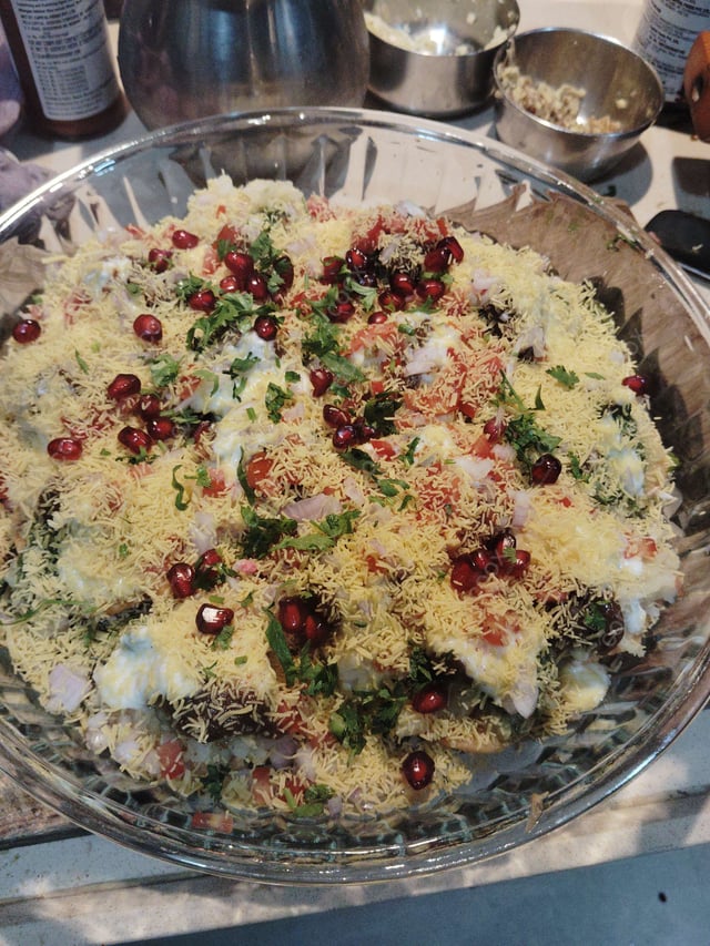 Delicious Papdi Chaat prepared by COOX