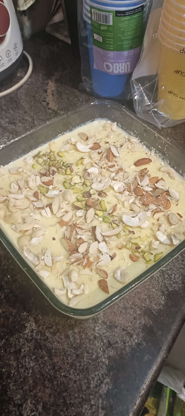 Tasty Mango Phirni cooked by COOX chefs cooks during occasions parties events at home