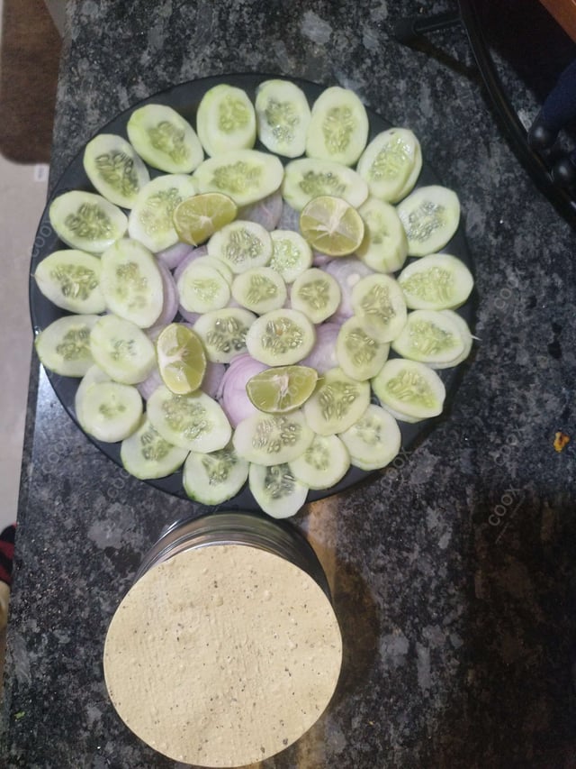 Delicious Salad, Papad prepared by COOX