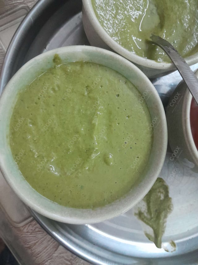 Delicious Green Chutney prepared by COOX