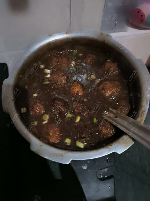 Delicious Veg Manchurian (Gravy) prepared by COOX